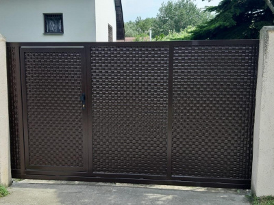 Brány , bránky , ploty s 3D plechmi