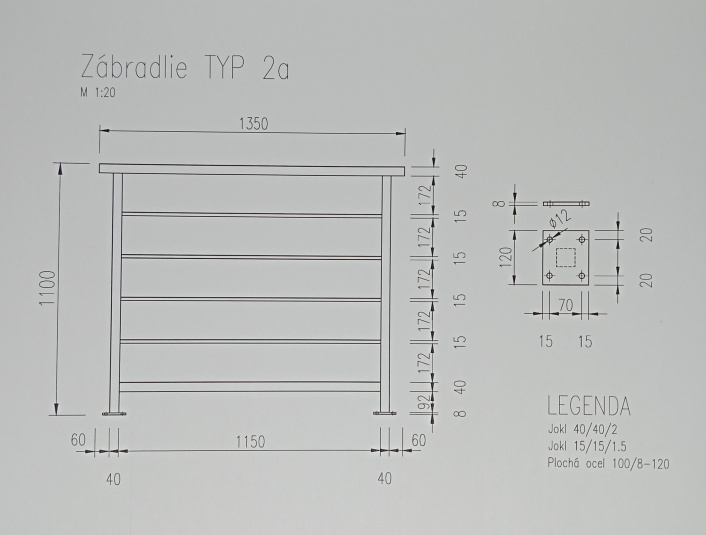 TYP 1 / TYP 2 - Výplň vodorovná - foto