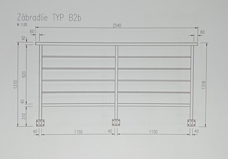 Produkty / TYP B2 - Vypln vodorovná - foto