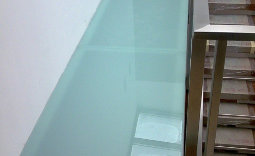 Pochôdzne sklo na lávky Sklo Sklo